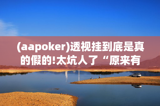 (aapoker)透视挂到底是真的假的!太坑人了“原来有挂