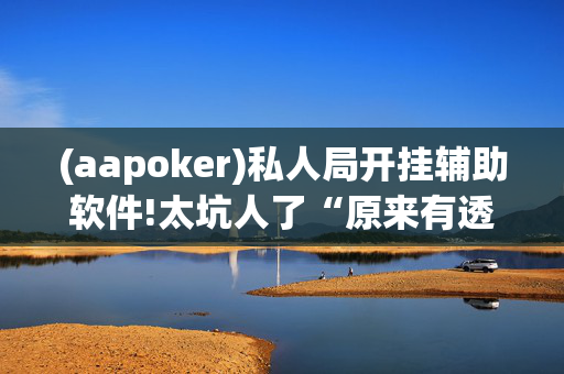 （WePoker）透视挂多少钱哪里买[2025突发]揭秘内幕