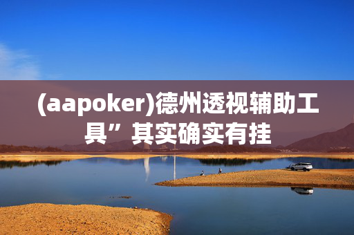 (aapoker)德州透视辅助工具”其实确实有挂