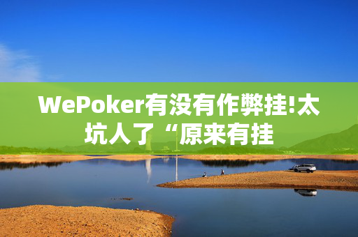 WePoker有没有作弊挂!太坑人了“原来有挂