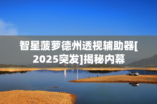 智星菠萝德州透视辅助器[2025突发]揭秘内幕