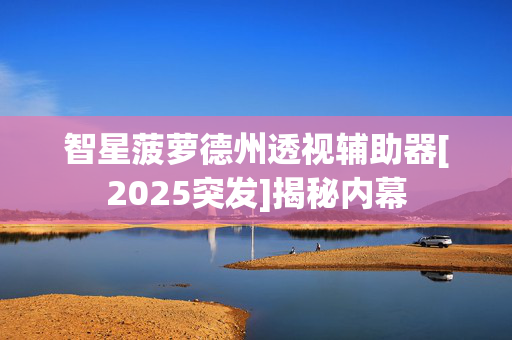 智星菠萝德州透视辅助器[2025突发]揭秘内幕