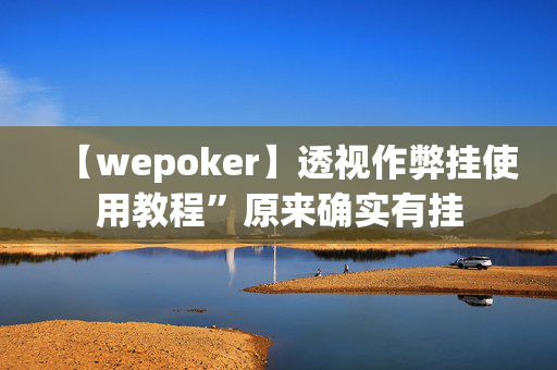 AApoker插件透视辅助器脚本”原来确实有挂