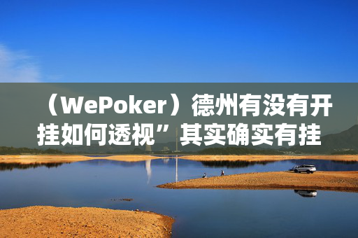 （WePoker）德州有没有开挂如何透视”其实确实有挂