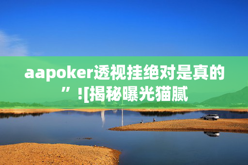 aapoker透视挂绝对是真的”![揭秘曝光猫腻