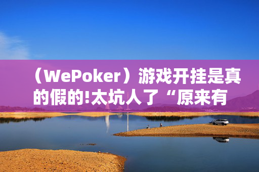 （WePoker）游戏开挂是真的假的!太坑人了“原来有挂